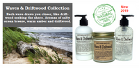 Clearance: Waves & Driftwood Body Lotion & Moisturizing Liquid Cleanser Set  by B. Witching Made in USA