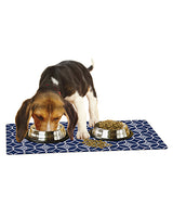 Geometric Print Dog Bowl Placemat by Drymate (Set of 2) Made in USA