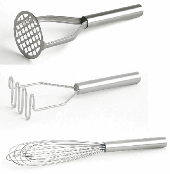 Three Piece Masher and Whip Set USA Made by Best Manufacturers