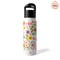 NEW! Bloomin Original Water Bottle w/Black Cap Made in USA by Liberty Bottleworks