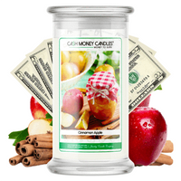 Cinnamon Apple Cash Money Candles Made in USA