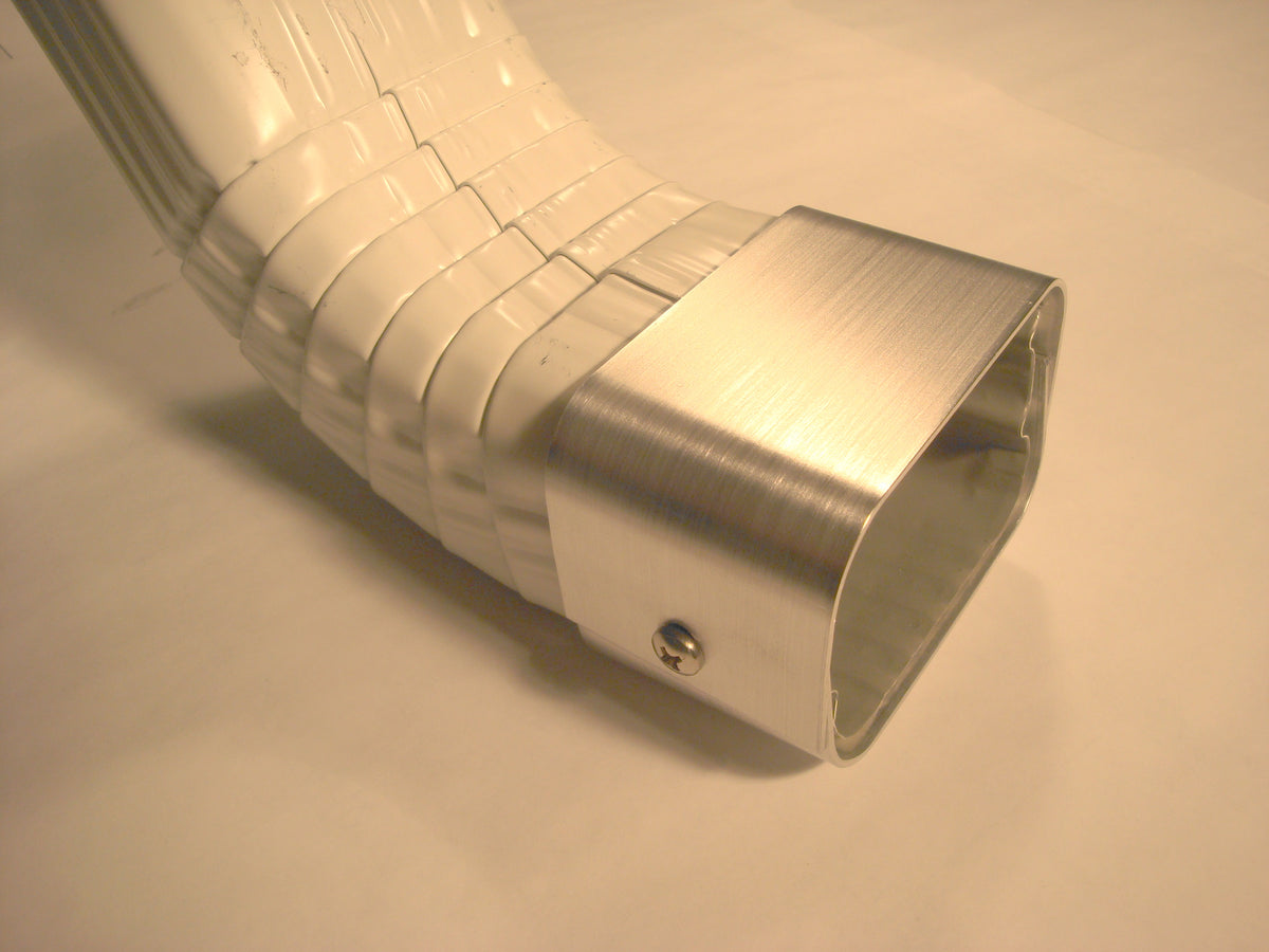 Stainless: 2-Pack 2x3 Downspout Shield for String Trimmer Protection ...