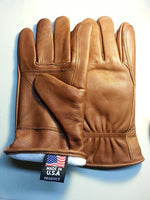 Beautiful Leather Gloves with Lining Made in USA FLG-808F