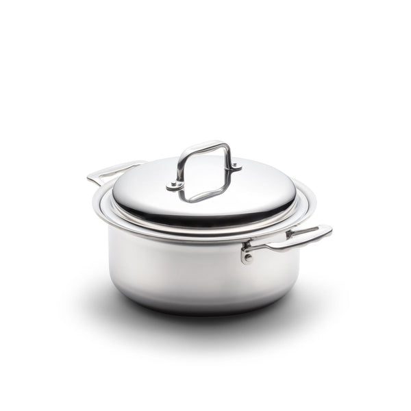 4 Quart Stainless Steel Slow Cooker Set by 360 Cookware Made in