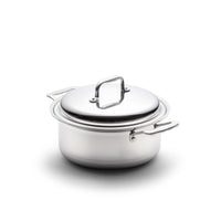 6 Piece Stainless Steel Cookware Set by 360 Cookware USA Made IL006-T