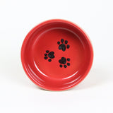 NEW! Large Cherry Brookline Pet Bowl by Emerson Creek Pottery Made in USA 0162780