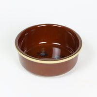 NEW! Set of 2 Small Copper Brookline Pet Bowls by Emerson Creek Pottery Made in USA 01526842pc