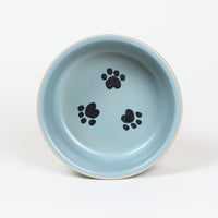 NEW! Set of 2 Small Greystone Brookline Pet Bowls by Emerson Creek Pottery Made in USA 0152696x2pc