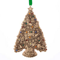 NEW! Limited Edition Oh Christmas Tree Ornament - Christmas Toys (Bronze) by Wendell August Made in USA  21090236CR