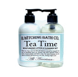 Fragrance Collection Tea Time Body Lotion & Moisturizing Liquid Cleanser Set  by B. Witching Made in USA