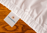 NEW! Classic American Made Organic Cotton Sheets with Piping Made in USA