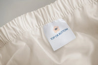 Organic Cotton Bed Sheets Set Grown & Sewn in USA by American Blossom Linens