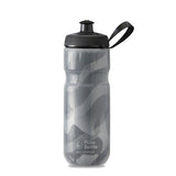 Sports Insulated Water Bottle 20 oz Contender Charcoal by Polar Bottle Made in USA
