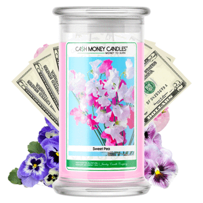 Sweet Pea Cash Money Candles Made in USA