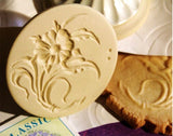 NEW! 2-Pack Floral and Heart Cookie Stamp Made in USA