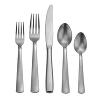 Industrial Rim Flatware Set - 45 Piece Made in USA