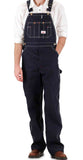 Sale: Zipper Fly Blue Denim Bib Overalls by ROUND HOUSE® Made in USA 980