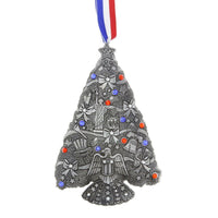 NEW! Americana O Christmas Tree Ornament (Aluminum) by Wendell August Made in USA
