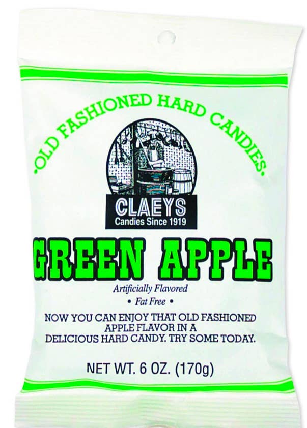 Nostalgic Old Fashioned Claey’s Green Apple 🍏 Hard Candy – MadeinUSAForever