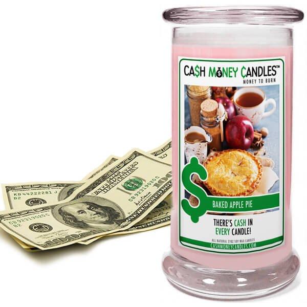 Baked Apple Pie Cash Money Candles Made in USA