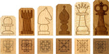 Basic Chess Set Made in USA by Maple Landmark 50316