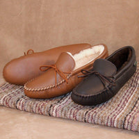 Men's Softsole Sheepskin Slippers Made in USA by Footskin 4400S