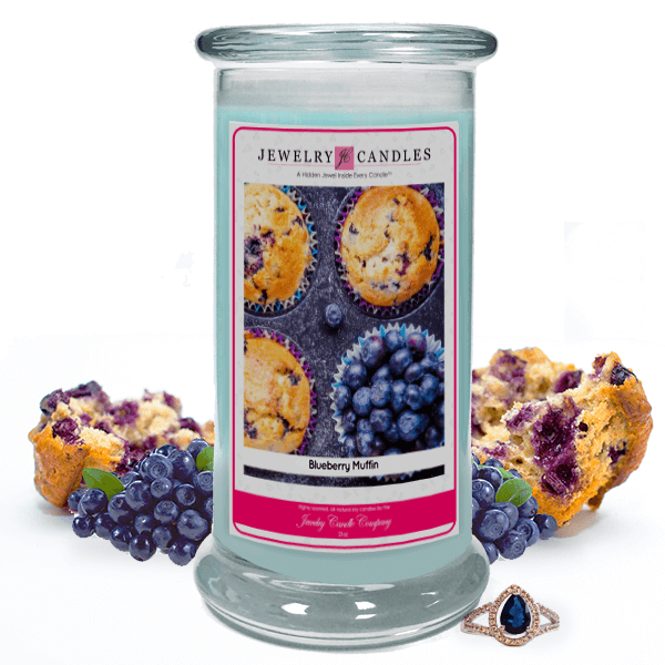 Blueberry Muffin Jewelry Candle Made in USA