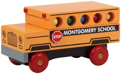 Classic School Bus by Maple Landmark Made in USA