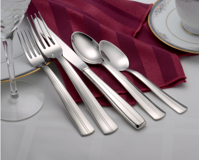 Cedarcrest Flatware Stainless Steel Made in USA 65pc Set