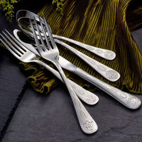 Celtic Stainless Flatware 20 Piece Set Made in USA