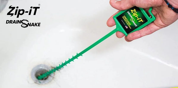Drain Unclogging Tool - Sinks, Showers & Tubs - Zip-It - *4PACK