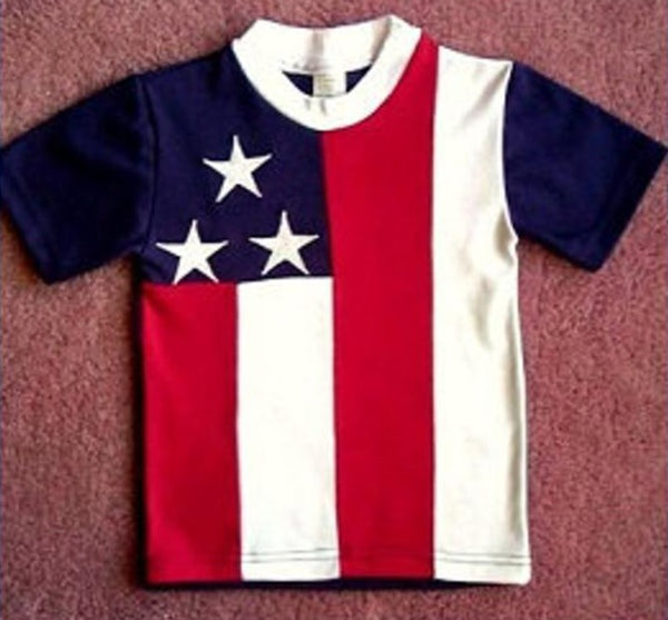 Youth American Flag T-Shirt and Shorts Set by Stately Made in USA