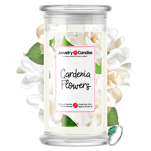 Gardenia Flowers Jewelry Candle Jewelry Candle Made in USA