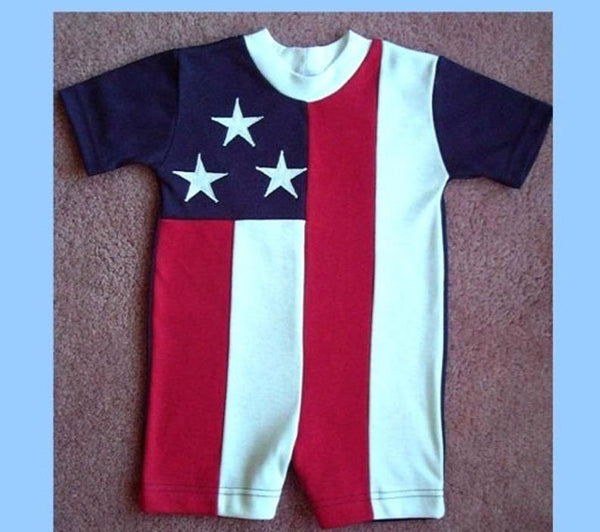 USA Flag Rompers by Stately Made in USA flagrompers