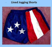 American Flag Adult Lined Jogging Shorts Size S - 4XL by Stately Made in USA flagjoggingshorts