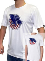 NEW! Adult and Child Size Bundle Land of the Free Microtech™ T-shirts by WSI Made in USA 702ELSSWL