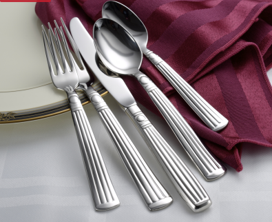Lincoln Flatware Stainless Steel Made in USA 65pc Set