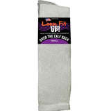 Sale: 6-Pack Loose Fit Stays Up Over the Calf Knee-Hi Socks Made in USA by Extra Wide
