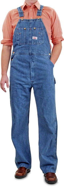 Sale: Men’s Stonewashed Blues Overall by ROUND HOUSE® American-Made 699