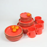 NEW! Mango BROOKLINE Dinner Set for Four by Emerson Creek Pottery Made in USA      Set, X4-2785 Brookline