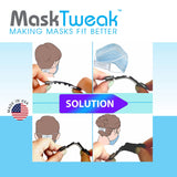 4-Pack of MaskTweak - Making Masks Fit Better Made in USA masktweak