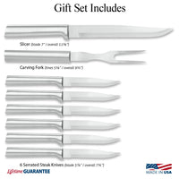 Meat Lovers Cutlery Gift Box Set by Rada Cutlery Made in USA S7