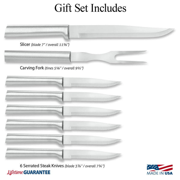 Sale: Meat Lovers Cutlery Gift Box Set by Rada Cutlery Made in USA S7 –  MadeinUSAForever