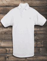 Limited Availablity: Men's Cotton White Gold Polo USA Made by Homegrown Cotton