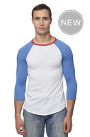 Men's/Unisex 2-Pack Americana Raglan Baseball Shirt Made in USA