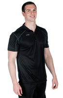 Microtech™ Loose Fit 1/4 Zip Polo Shirt USA Made by WSI Sports 757SOLO