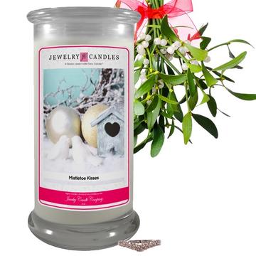 Mistletoe Kisses Jewelry Candle Made in USA