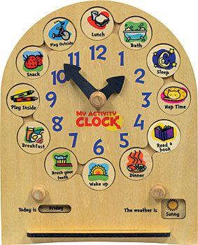 My Activity Clock Made in USA by Maple Landmark 73040