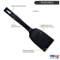 New 2-Pack of Small Potluck Spatula B304 Made in USA