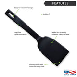 2-Pack of Small Potluck Spatula B304 Made in USA